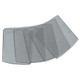 Comfort Eye Protection 901-932-UV326M Cover Lens, 5-5/8 in x 4-11/16 in, Polycarbonate, Clear