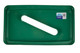 Janico 1023-06GN Green Rectangular Garbage Can Lid