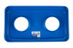 Janico 1023-05BL Blue Rectangular Garbage Can Lid