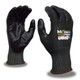 Cordova 3744WPU Machinist HPPG: 15-Gauge, Black HPPG Fiber Shell, Black Eco-PU (Water-Based Polyurethane) Palm Coating, Touchscreen Fingertips, Sanitized Treatment