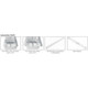 SunPZone SPZLR438P-CTC-HV-IS 4ft 38W 5000k Linkable Linear LED Strip Light
