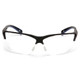 Pyramex Safety PYSB5710D Clear Lens with Black Frame