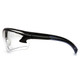 Pyramex Safety PYSB5710D Clear Lens with Black Frame