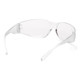Pyramex Safety PYS4110S4PK Clear Lens with Clear Temples