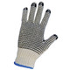 Global Glove S55D2-W - Ladies Standard Polyester/Cotton PVC Dotted Gloves
