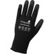Global Glove PUG-655-XS Smooth Polyurethane-Coated Black Seamless HPPE Cut, Abrasion, and Puncture Resistant Gloves