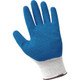 Global Glove 360E-S Gripster General Purpose Cut, Abrasion, and Puncture Resistant Gloves, 13-Gauge White Polyester with a Blue Etched Rubber Coating