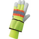 Global Glove 2950HVDC-S High-Visibility Premium-Grade Goatskin Leather Palm Insulated Gloves