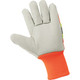 Global Glove 2950HVKW-S High-Visibility Standard-Grade Cowhide Leather Insulated Gloves with Knit Wrist