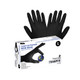 Global Glove 705BPFE-S Nitrile, Powder-Free, Industrial-Grade, Black, Lightweight, 3.5-Mil, Textured Fingertips, 9.5-Inch Disposable Gloves