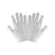 Global Glove L100PC Bleached White Lightweight Reversible Seamless Polyester/Cotton Gloves