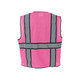 Global Glove GLO-0066-S FrogWear HV Enhanced Visibility Pink Surveyors Safety Vest