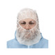 Global Glove NW-PPBBR-W FrogWear White Polypropylene Disposable Balaclava-Style Hood
