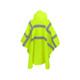 Global Glove GLO-850 FrogWear HV High-Visibility Yellow/Green Polyester Rain Poncho