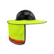 Global Glove GLO-HNS1 FrogWear HV Enhanced Visibility Removable Hard Hat Sun Shade