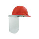 Global Glove HH-V1 Bullhead Safety Head Protection Clear Polycarbonate Face Shield
