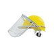 Global Glove HH-V2 Bullhead Safety Head Protection Clear Aluminized Polycarbonate Face Shield