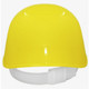 Global Glove HH-BC1-Y Bullhead Safety Head Protection Yellow Vented Bump Cap With Four-Point Slide Lock Suspension