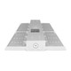 NICOR HML1130U40A HML1 130W Linear LED High Bay 4000K 18138Lm 120-277V 86 CRI 0-10V Dimming White