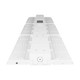 NICOR HML1130U40A HML1 130W Linear LED High Bay 4000K 18138Lm 120-277V 86 CRI 0-10V Dimming White