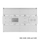 NICOR HML1150U40AS HML1 150W Linear LED High Bay With Sensor Socket 4000K 20675Lm 120-277V 86 CRI 0-10V Dimming White