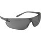 PIP 250-14-0001 Zenon Ultra-Lyte Rimless Safety Glasses with Gray Temple, Gray Lens and Anti-Scratch Coating