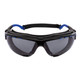 Radians TXE2-23ID Thraxus Elite Safety Eyewear, Smoke IQ, Black/Blue Frame Safety Glasses
