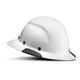 Lift Safety HDF-15WG DAX Fiber Resin Full Brim Hard Hat, Gloss White