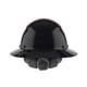 Lift Safety HDF50-20RD DAX Fiber Resin Full Brim Hard Hat, Red/Black