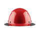 Lift Safety HDF50-20RD DAX Fiber Resin Full Brim Hard Hat, Red/Black