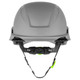 Lift Safety HRX-22YE2 RADIX Non-Vented Type II Safety Helmet, Grey