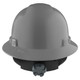 Lift Safety HBFE-7Y Briggs Non-Vented Full Brim Hard Hat Grey