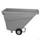 DPI 7500 Heavy Duty Plastic Tilt Truck 1/2 Yard, 400 LB Capacity Gray