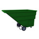 DPI 7700 Heavy Duty Plastic Tilt Truck 1.7 Yard, 1,500 LB Capacity Green