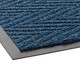 Crown Matting CN 0310SB Chevron 3'x10' Steel Blue Entrance Matting