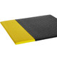 Crown Matting CK 0023YB Comfort-King 3/8 2'x3' Black w/Yellow Anti-Fatigue Matting