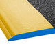 Crown Matting WBRZ024YP-75 Wear-Bond Comfort-King Pebble-Surface 2'x75' Black w/Yellow Anti-Fatigue Matting