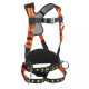 Safewaze 021-1618 V-Line Construction Harness: 3D, QC Chest, TB Legs