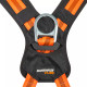 Safewaze 021-1618 V-Line Construction Harness: 3D, QC Chest, TB Legs
