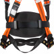 Safewaze 021-1618 V-Line Construction Harness: 3D, QC Chest, TB Legs