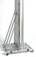 Illinois Engineered Products XPWM712 Portable Folding Gate - Extra Heavy Duty, 7' to 12'W, 6'6"H, Wall Mount