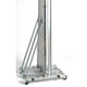 Illinois Engineered Products XPWM36 Portable Folding Gate - Extra Heavy Duty, 3' to 6'W, 6'6"H, Wall Mount