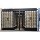 Illinois Engineered Products HYDS775 Storefront Security Gate - 7' W x 7.5' H, w/ Folding Top & Bottom