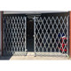 Illinois Engineered Products PFG870-ANG Retractable Folding Gate, Double, 6' - 8' W, 7' Collapsed Ht, 6' 6" Expanded Ht
