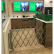 Illinois Engineered Products SSG875-ANG Retractable Folding Gate, Single, 7' - 8' W, 7' 6" Collapsed Ht, 7' Expanded Ht
