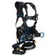 FallTech 8127BFD FT-One 4D Construction Climbing Full Body Harness, Tongue Buckle Leg Adjustments