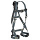 FallTech 7040 FT-Weld 1D Standard Non-Belted Full Body Harness, Quick Connect Buckle Leg Adjustment