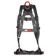 FallTech 8143 FT-Iron 1D Standard Non-Belted Full Body Harness, Tongue Buckle Leg Adjustment