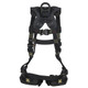 FallTech 8077FDQC FT-Arc Flash 2D Climbing Non-Belted Full Body Harness, Overmolded Quick Connect Adjustments