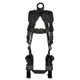 FallTech 7054BFD Arc Flash Nylon 2D Climbing Non-belted Full Body Harness, Overmolded Quick Connect Adjustments